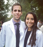 Guillermo and Jesse Alfonso at their white coat ceremony
