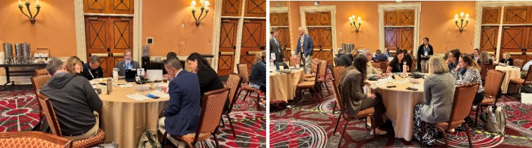 GME Fellows engaged in case-based group discussions.