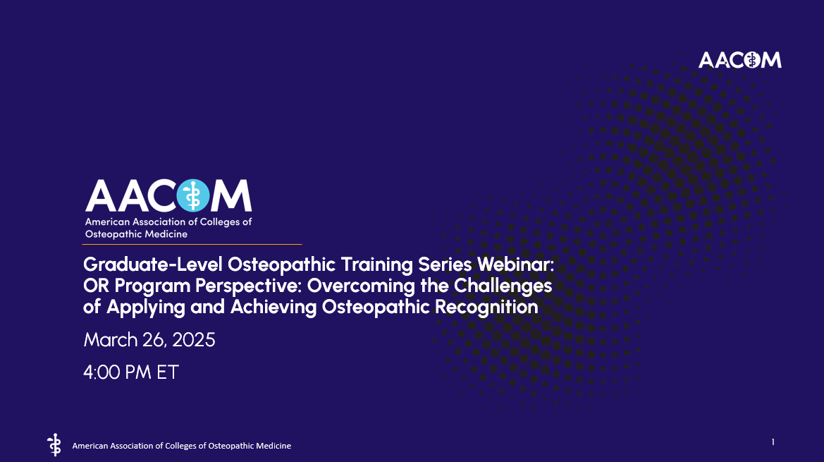 Screenshot of PPT slide with webinar title.