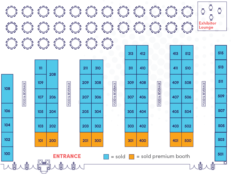 Educating Leaders 2026 Exhibit Hall Floor Plan