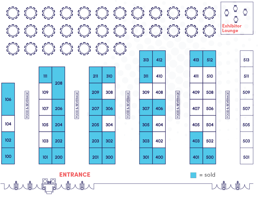 EL26-exhibit-floorplan Educating Leaders 2026 Exhibit Hall Floor Plan