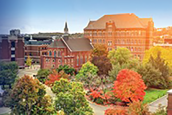 Duquesne COM campus in the Fall.