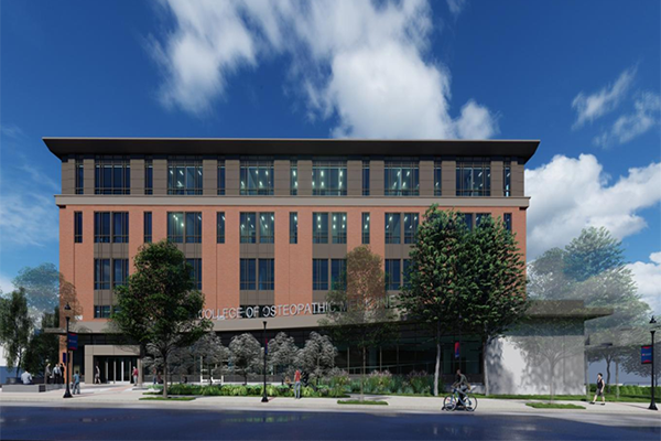 Architectural rendering of the Duquesne COM building