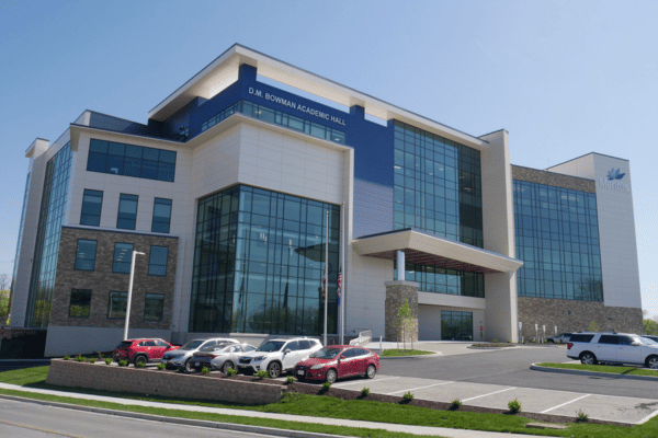 MSOM's DM Bowman Academic Hall campus building