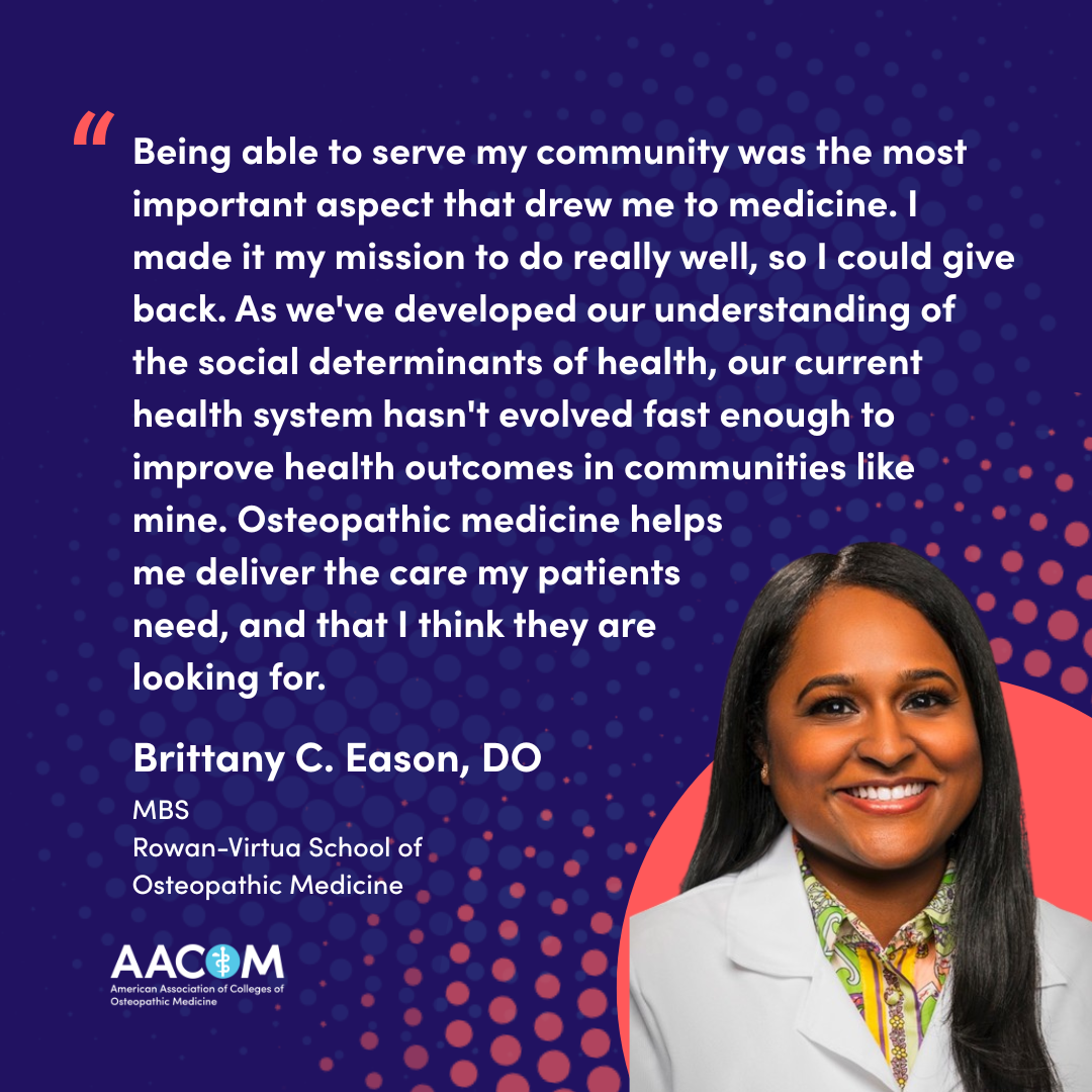 Brittany C. Eason, DO, MBS - quote 1