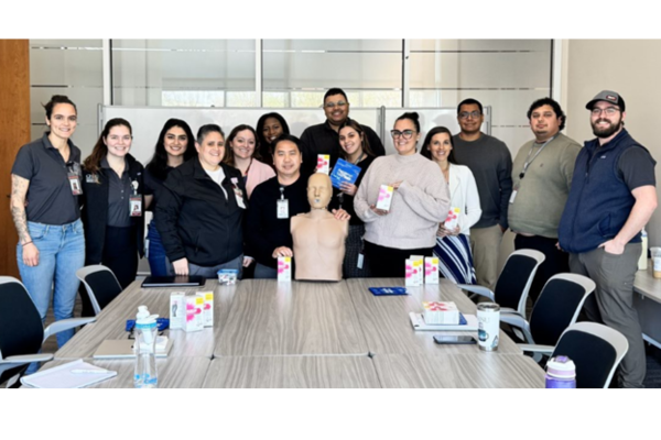 Overdose Prevention Committee Trains the CHSU Office of Student Affairs on How to Identify and Respond to an Opioid Overdose.