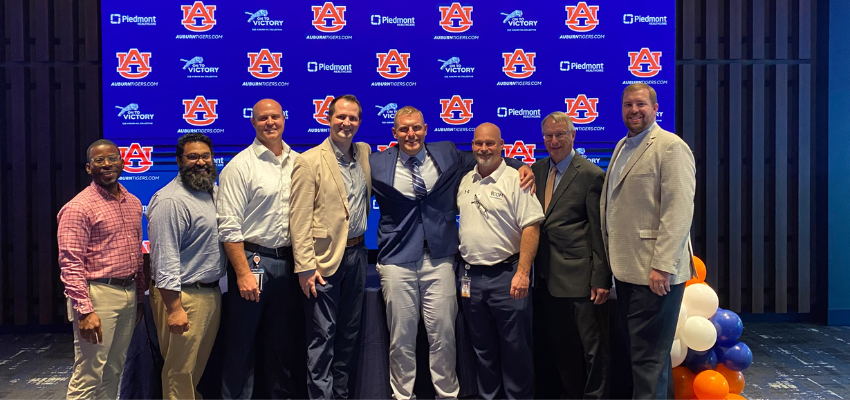 Sports medicine fellows standing with VCOM colleagues