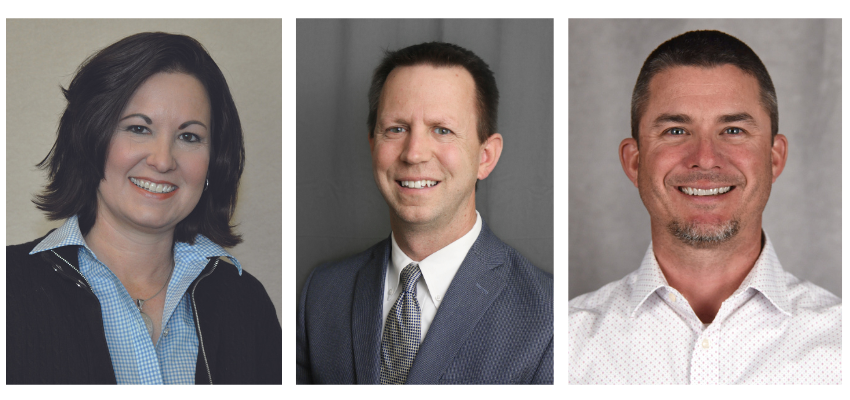 From
left: Debbie West, EdD, Matthew Cannon, DO and Jim Rathmann