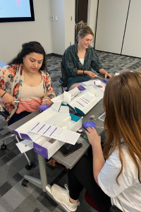 VCOM-Louisiana students at an IUD insertion clinic.
