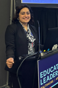 Dr. Bui presenting at Educating Leaders