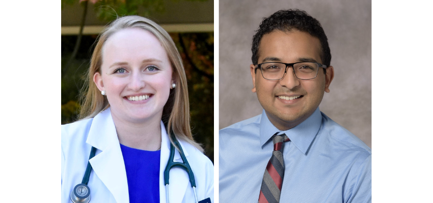 Medical Students Julie and Chirag
