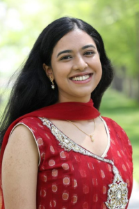 Aparna Naik in her traditional Indian attire