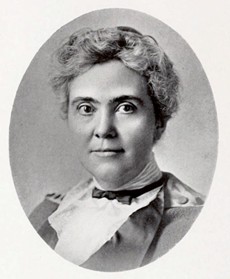 Black and white portrait of Jenette Bolles.