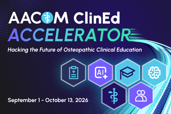 AACOM ClinEd Accelerator - register today