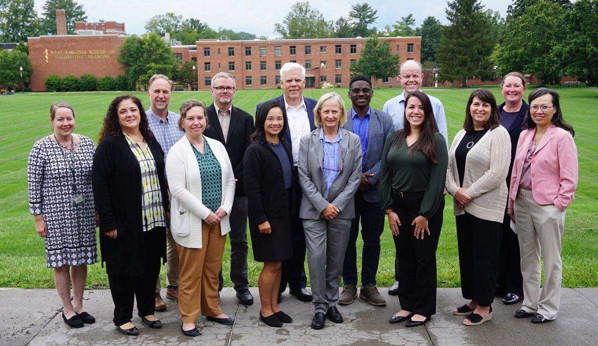 Osteopathic Health Policy Fellowship Class of 2023 with Presenter Jan Rader at the West Virginia School of Osteopathic Medicine, August, 2022.