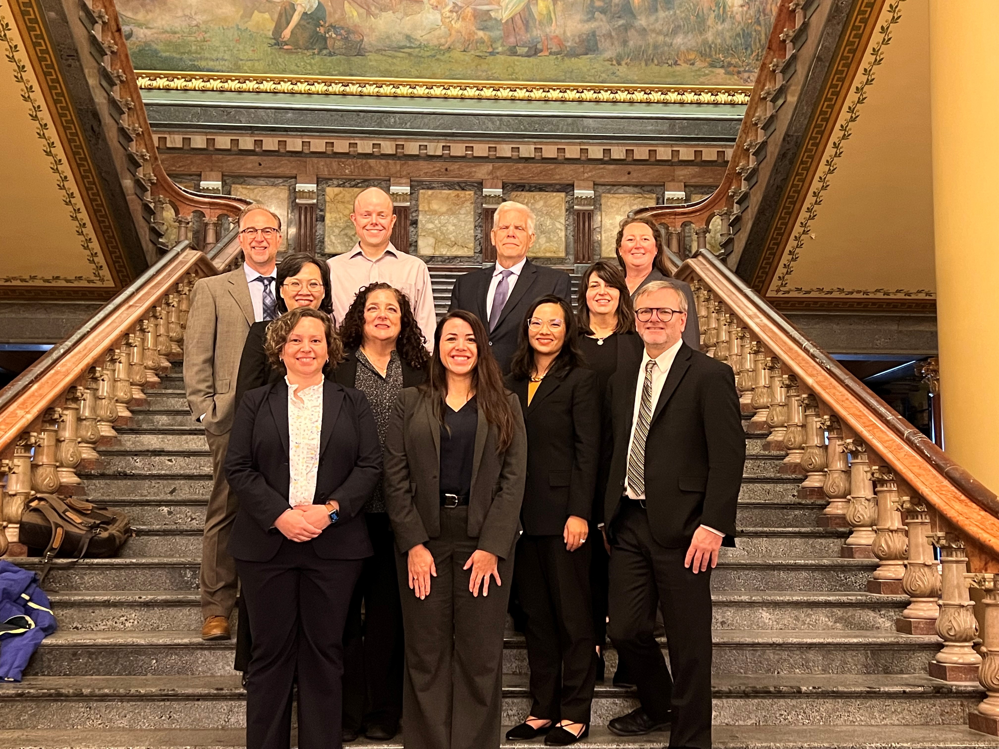 Group photo of the 2022 Osteopathic Health Policy Fellows and Co-Directors