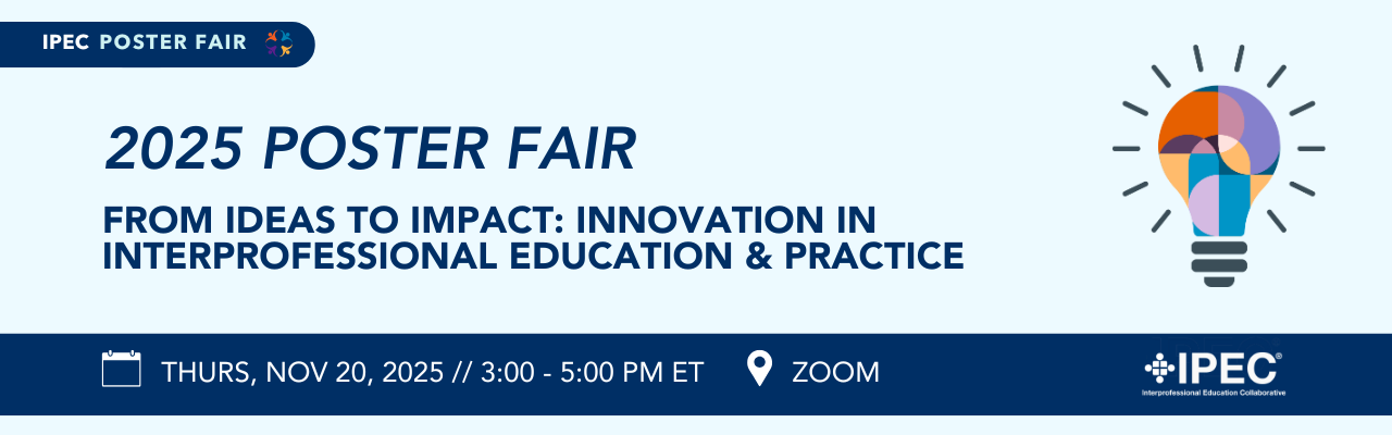 Virtual IPEC 2025 Poster Fair, Thursday, Nov. 20, 2025.