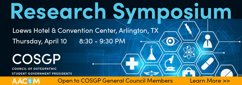 COSGP Research Symposium, April 10, 2025. Learn More.