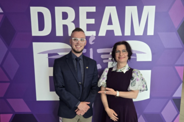 Tanner Wetzel and his PhD advisor, Dr. Elitsa Ananieva-Stoyanova