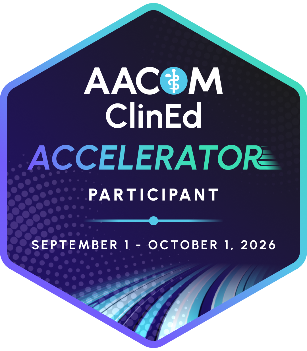 ClinEd Accelerator Badge Dark