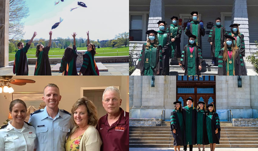 cr-061820_VCOM-VA-2020-Graduation Collage of VCOM's graduating students and families