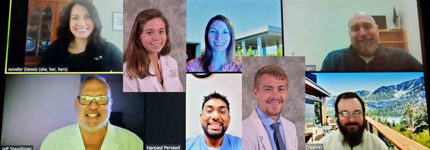 Zoom screenshot of the KCU-Joplin research team