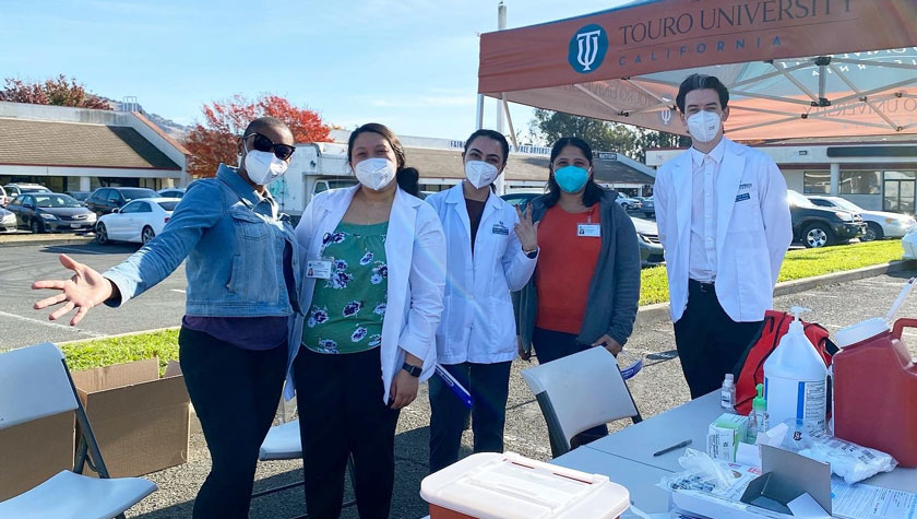 TUCOM-CA outdoor flu shot clinic