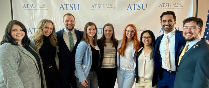 Group photo of Collaborative Presentation awardees