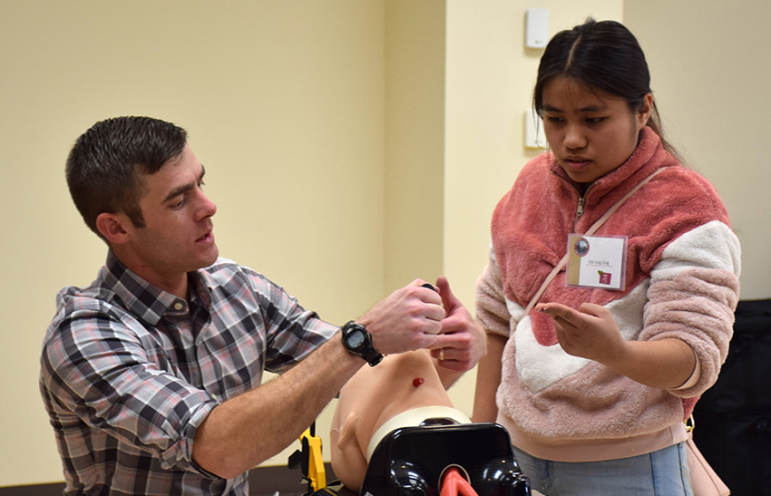 RVU Students Host High Schoolers for their first Medical School Immersion Field Trip