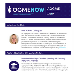 OGME Snapshot OGME newsletter snapshot