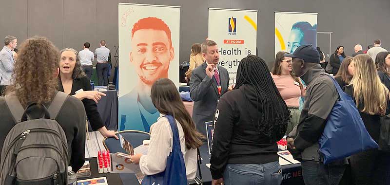 OME Recruitment Fair 04-20-24 Osteopathic Medical College Recruting Fair attendees