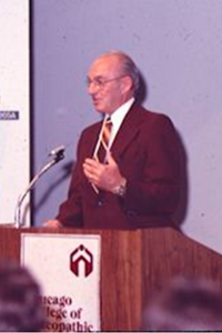 Robert Kistner at a podium