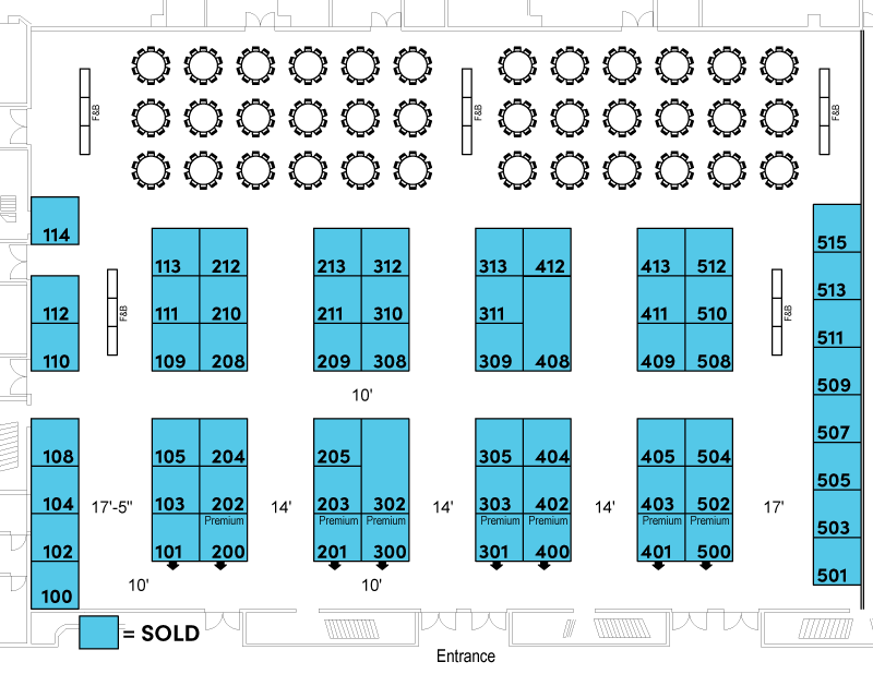 EL25-Exhibits_800pw.png Educating Leaders 2025 Exhibit Hall Floorplan