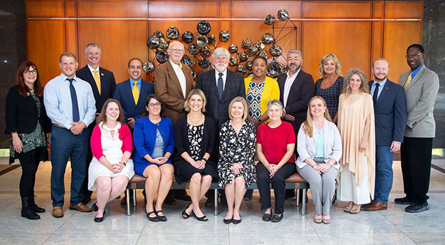 Chairs_Council_leadership_10102019 Group photo of AACOM council leadership